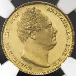 GREAT BRITAIN William IV ウィリアム4世(1830~37) Sovereign 1831 NGC-PF62 Ultra Cameo Proof -UNC