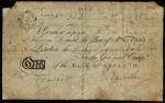 Bank of England, A. Newland, ｣1, London, 9 May 1807, serial number 9625, black and white, ornate cro