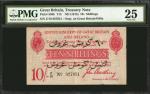 1915年英国财政部专员10先令。 GREAT BRITAIN. Lords Commissioners of His Majestys Treasury. 10 Shillings, ND (191