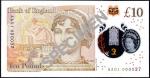 Bank of England, Victoria Cleland, £10 on polymer, ND (14 September 2017), serial number AA01 000037