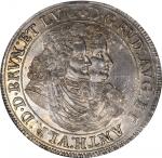 GERMANY. Brunswick-Wolfenbuttel. Taler, 1698-RB. Goslar Mint. Rudolph August & Anton Ulrich. NGC AU-