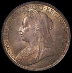 1897年在华流通英国马剑银币一枚，氧化均匀，品相上佳，PCGS MS65