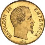 FRANCE - FRANCESecond Empire / Napoléon III (1852-1870). 100 francs tête nue 1858, A, Paris.  PCGS M