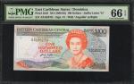 EAST CARIBBEAN STATES. Eastern Caribbean Central Bank. 100 Dollars, ND (1988-93). P-25d1. PMG Gem Un