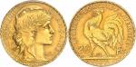 IIIe République (1870-1940). 20 francs or 1898, présérie en or.