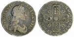 Charles II (1660-1685), Crown, 1665, XVII, second laureate and draped bust right, rev. crowned shiel