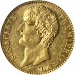 FRANCE. 40 Francs, AN 12-A (1803-04). Paris Mint. NGC MS-61.