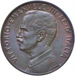 Savoy Coins;Vittorio Emanuele III (1900-1946) 5 Centesimi 1915 - Nomisma 1345 CU Screpolatura al R/.