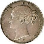 GREAT BRITAIN. Crown, 1845. London Mint. Victoria. PCGS Genuine--Cleaned, AU Details.