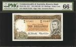 AUSTRALIA. Lot of (2). Reserve Bank of Australia. 10 Shillings, ND (1961-65). P-33a. Consecutive. PM
