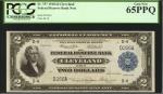 Fr. 757. 1918 $2 Federal Reserve Bank Note. Cleveland. PCGS Currency Gem New 65 PPQ.