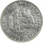 UNITED STATES: AR 50 cents, 1936, KM-185, NGC graded MS65*. CAC, Rhode Island Tercentenary commemora