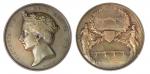 1869年英国维多利亚铜章，纪念黑衣修士桥和霍尔本高架桥，GEF品相