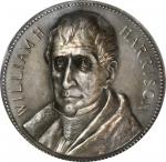 1841 (1886) William Henry Harrison Presidential Medal. By George T. Morgan. Julian PR-7, var. Silver