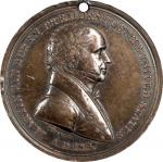 1837 Martin Van Buren Indian Peace Medal. Silver. Third Size. Julian IP-19. Prucha-44. Very Fine.