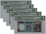 （1996年）印度储备银行100卢比5张
