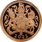 2022 Queen Elizabeth II Platinum Jubilee Gold 1/2 Sovereign. Queen Elizabeth II. Final Assayed Sover