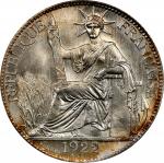 1922-A年坐洋20分。巴黎造币厂。FRENCH INDO-CHINA. 20 Centimes, 1922-A. Paris Mint. PCGS MS-67.