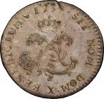 1739-X Sou Marque. Amiens Mint. Vlack-214. Rarity-5. MS-61 (PCGS).
