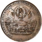 1876 Washington California Medal for the U.S. Centennial. Bronze. 40.5 mm. Musante GW-879, Baker-410