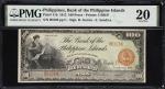 PHILIPPINES. Bank of the Philippine Islands. 100 Pesos, 1912. P-11b. PMG Very Fine 20.
