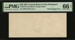 Fr. 2075-E. 1985 $20 Federal Reserve Note. Richmond. PMG Gem Uncirculated 66 EPQ. Missing Print Erro