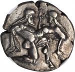 THRACE. Islands off Thrace. Thasos. AR Stater (8.86 gms), ca. 500-450 B.C.