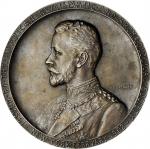1902 Prince Henry of Prussia Visit Medal. Silver. 69.7 mm. 142.9 grams. By Victor David Brenner. Mil