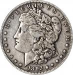 1893-S Morgan Silver Dollar. VF-20 (PCGS). OGH.