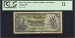 DANISH WEST INDIES. Dansk-Vestindiske National Bank. 5 Francs, 1905. P-17. PCGS Currency Fine 12.