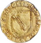 SPAIN. Dobla, ND. Seville Mint. Juan II (1406-54). NGC EF-45.
