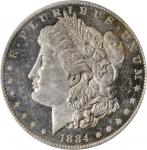 1884-O Morgan Silver Dollar. MS-62 DMPL (PCGS). OGH.