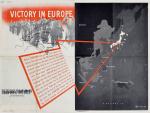 民国抗战时期美国政府印发《欧洲胜利进攻日本海报》一张。尺寸：59.3×44.2cm。