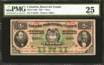 COLOMBIA. Banco del Estado - Estado Soberano del Cauca. 1 Peso. 1887. P-S449. PMG Very Fine 25.