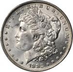 1882-O/S Morgan Silver Dollar. VAM-4. Top 100 Variety. Strong. O/S Recessed. MS-64 (PCGS).