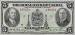 CANADA. Royal Bank of Canada. 5 Dollars, 1935. CH #630-18-02. Very Fine.