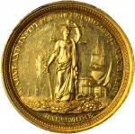 1860 Maryland Institute Award Medal. Gold. 26.2 mm. 13.6 grams. Julian AM-32. About Uncirculated.