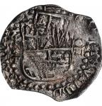 BOLIVIA. Cob 8 Reales, ND (1618-21)-PT. Potosi Mint. Philip III. PCGS Genuine--Salt Water Damage, EF