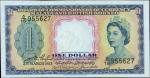 1953年马来亚及英属婆罗洲货币发行局一圆。