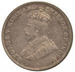 COINS – MALAYSIA - STRAITS SETTLEMENTS. George V: Dollar, 1919 (KM Y37). Extremely fine with some to