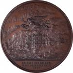 1871 (ca. 1872) Chicago Fire Commemorative Medal. By William Barber. Julian CM-13. Bronze. MS-66 BN 