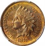 1878 Indian Cent. MS-63 RB (PCGS).