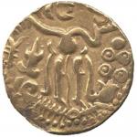 COINS. SRI LANKA (CEYLON). Anonymous Pre-Chola Coinage (c.980-1070): Base Gold Kahavana, 4.3g, Obv k