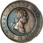 1891 George Washington Monument Dedication Medal. Baker N-324 (for type), HK-763b. Silver. MS-61 (NG