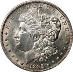 1892-CC Morgan Silver Dollar. AU-55 Details--Cleaned (ANACS).