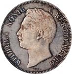GERMANY. Wurttemberg. 2 Talers, 1846. Stuttgart Mint. Wilhelm I. PCGS MS-63 Gold Shield.