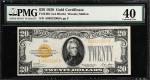 Fr. 2402. 1928 $20 Gold Certificate. PMG Extremely Fine 40.