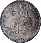 1877年美国贸易银币 PCGS MS 64 1877 Trade Dollar