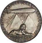 GERMANY. Graf Zeppelin Silver Medal, 1929. PCGS SPECIMEN-62 Gold Shield.