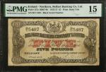 IRELAND, NORTHERN. Belfast Banking Company Limited. 5 Pounds, 1923-1927. P-127a. PMG Choice Fine 15.